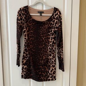 INC leopard dress or long shirt